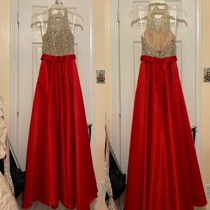 Red prom dress